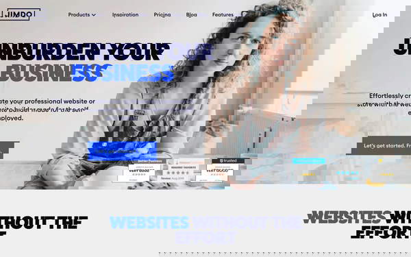 Jimdo screenshot