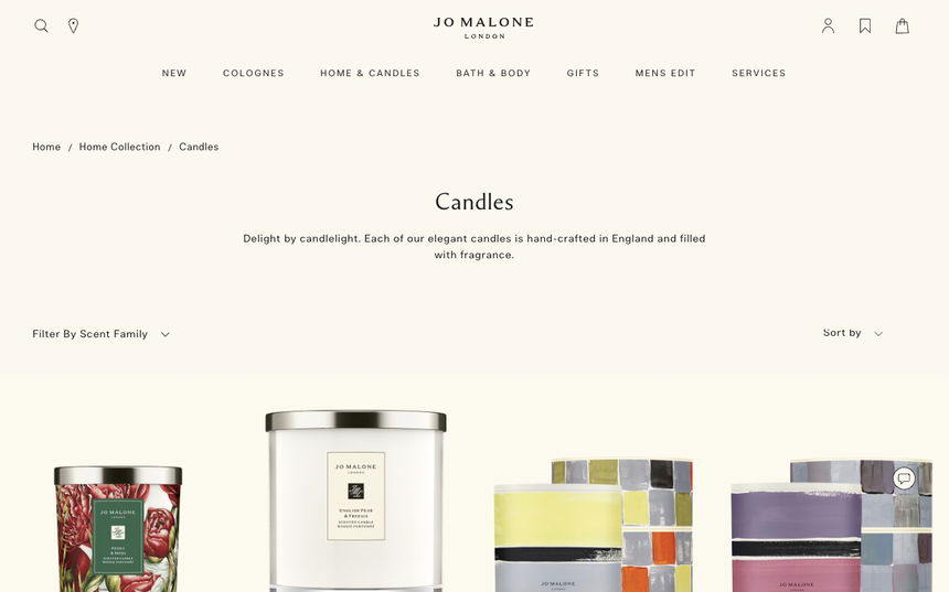 Jo Malone London on Shomp