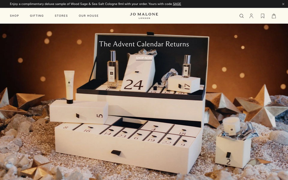 Jo Malone London website