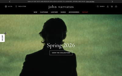 John Varvatos screenshot