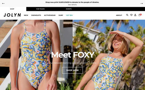 JOLYN website screenshot