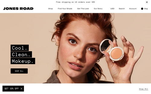 Jones Road Beauty website