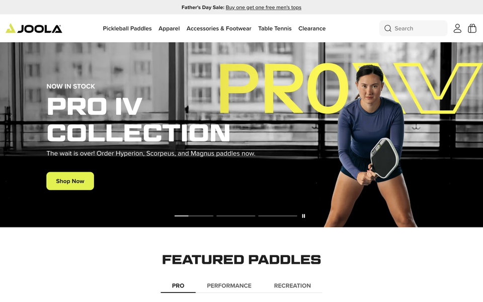 JOOLA website
