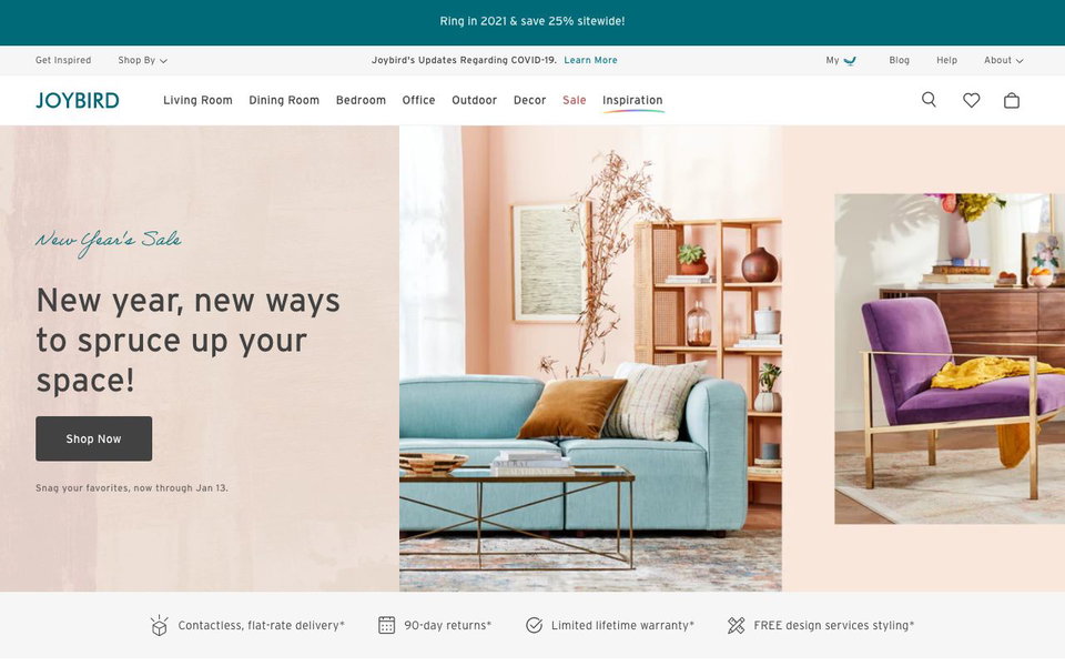 Joybird website