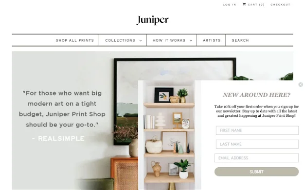 Juniper Print Shop on Shomp