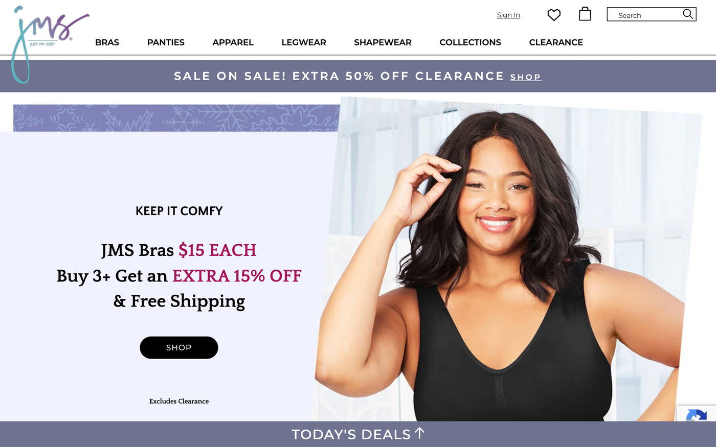 justmysize.com screenshot