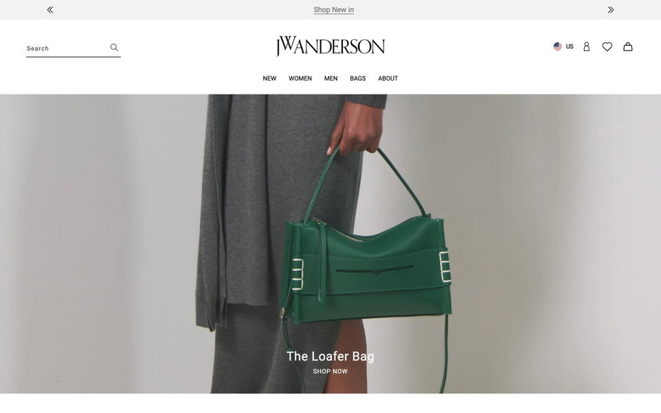 JW Anderson website