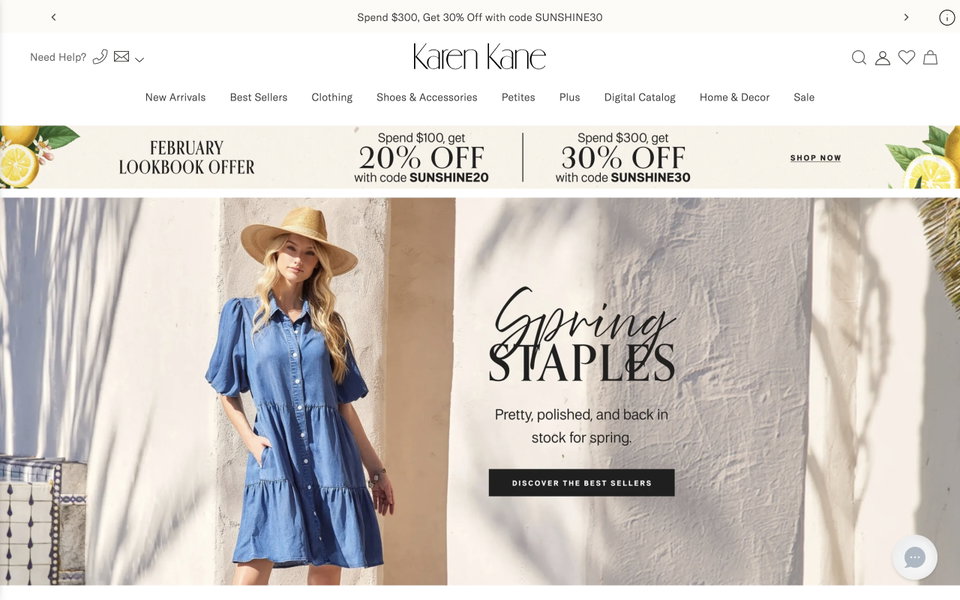 Karen Kane website