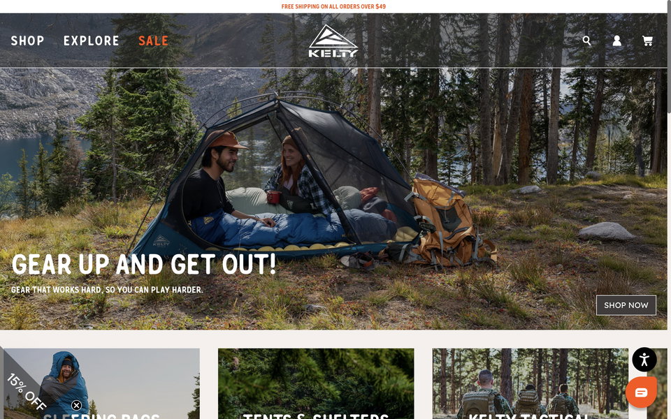 Kelty website