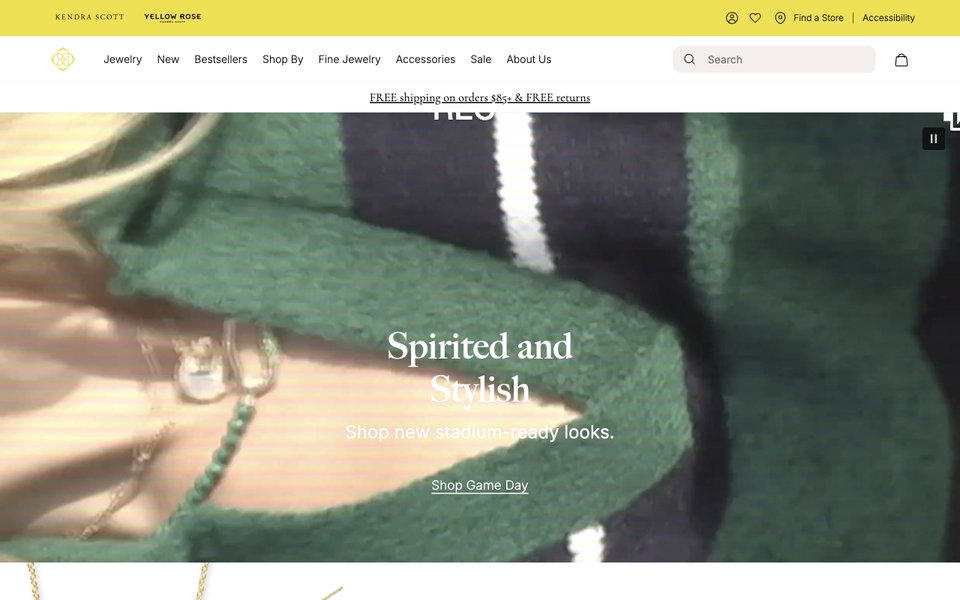 Kendra Scott website
