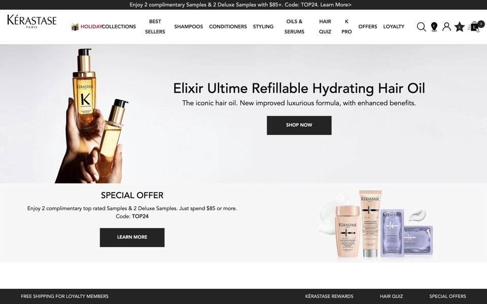 Kérastase website