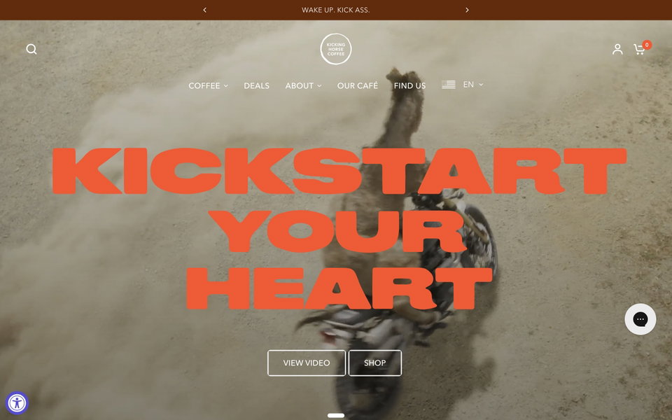 Kicking Horse Coffee website