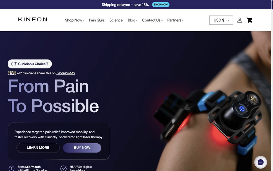 Kineon website