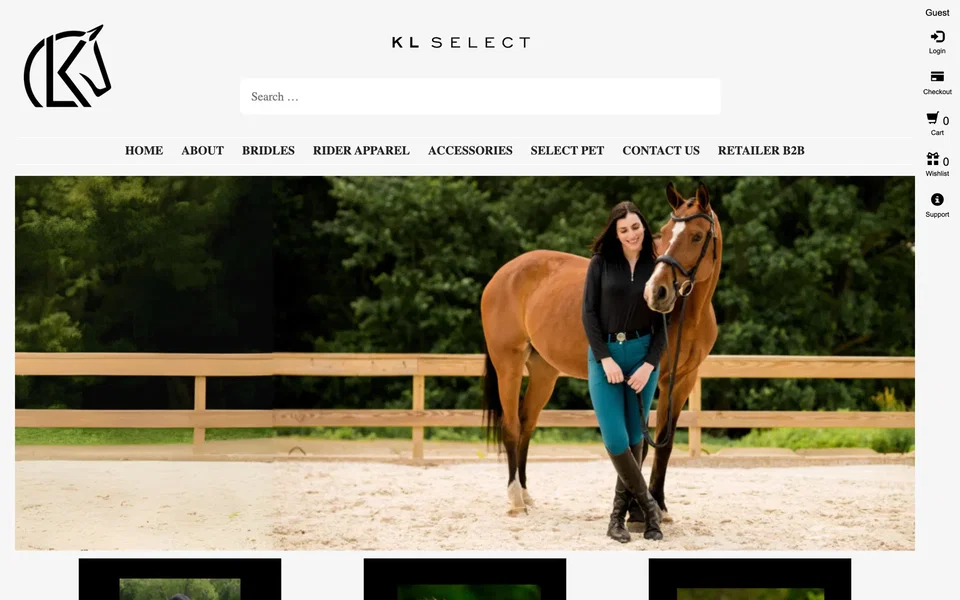 KL Select website