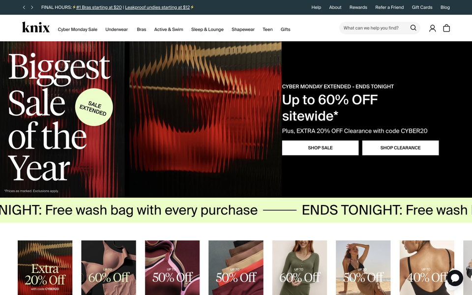 Knix website