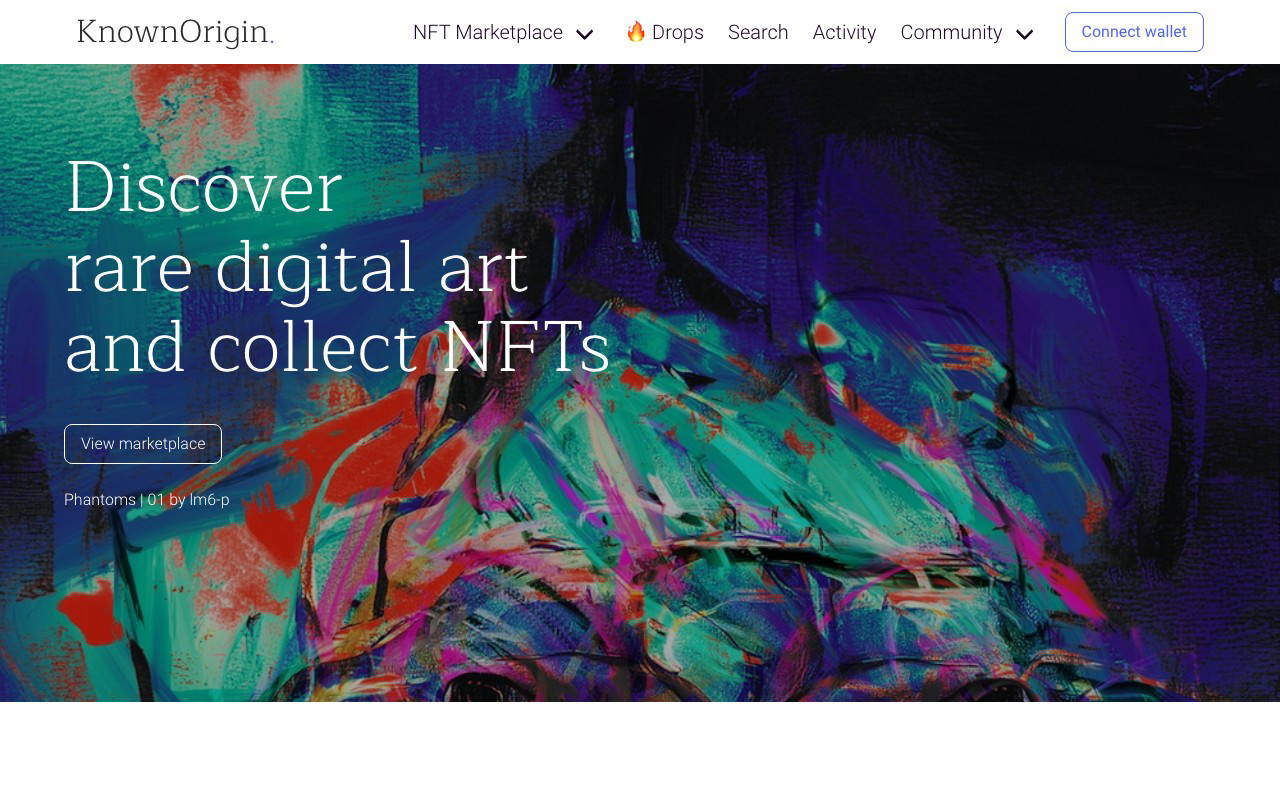 KnownOrigin screenshot