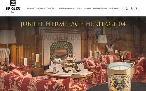 Krigler website screenshot