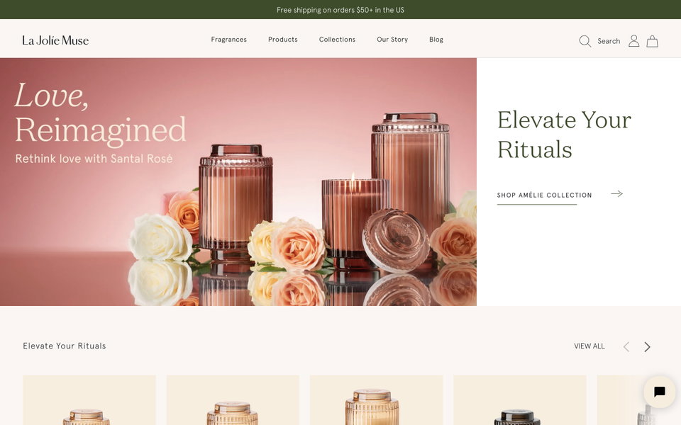 La Jolie Muse website