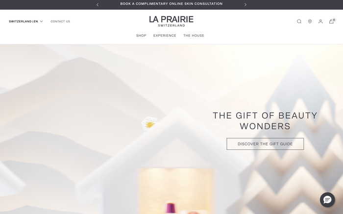 La Prairie screenshot