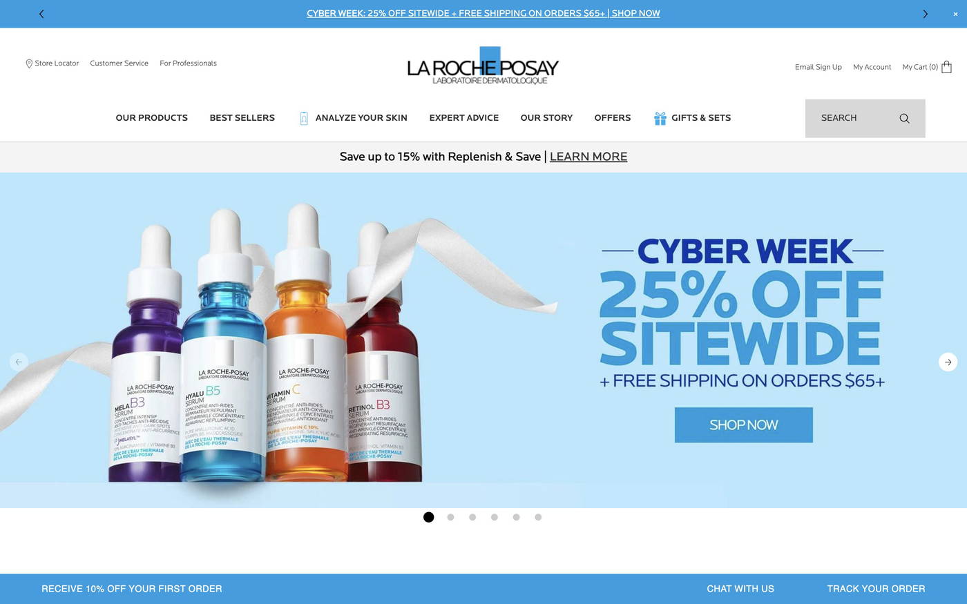 La Roche-Posay screenshot