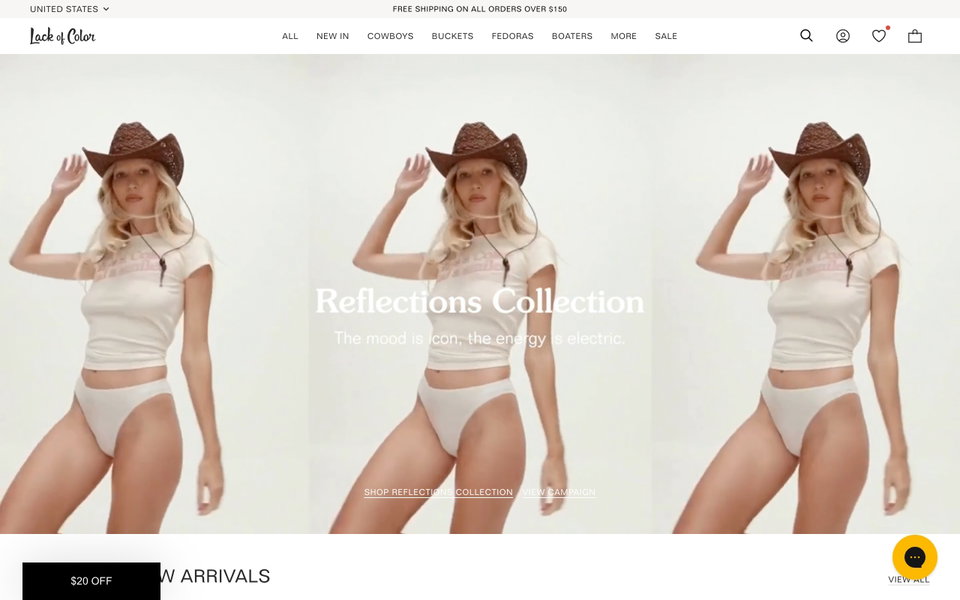 Lack of Color website