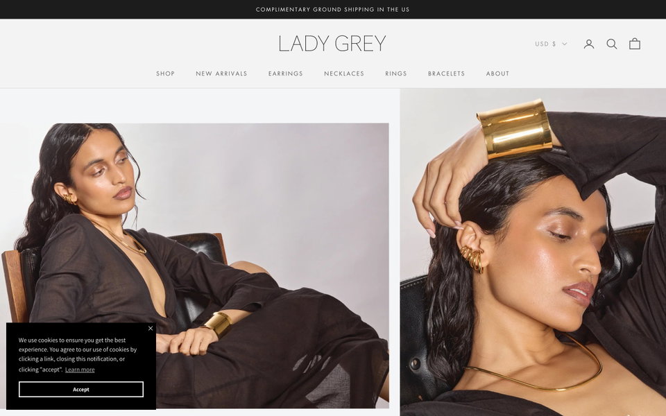 Lady Grey Jewelry website