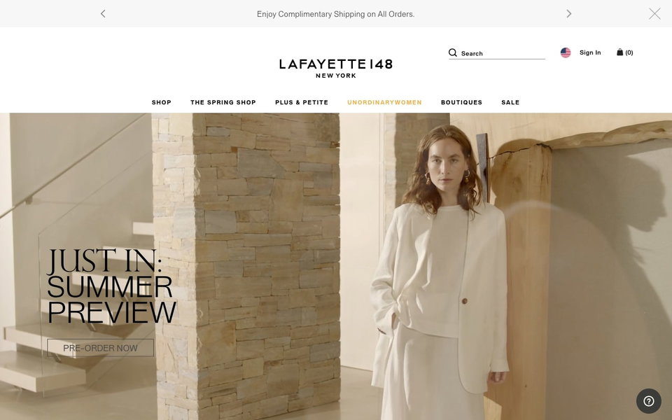 Lafayette 148 New York website