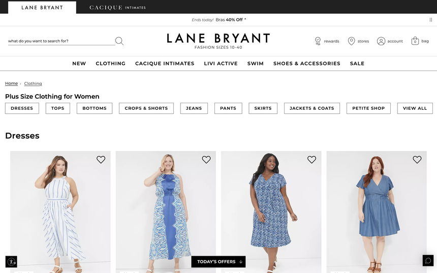 Lane Bryant on Shomp