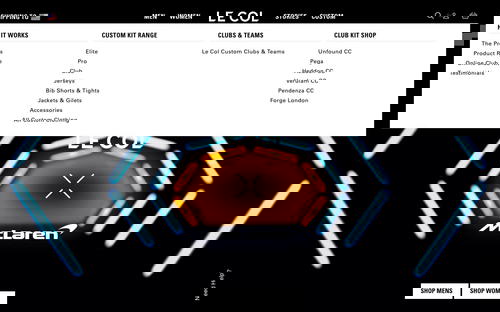 Le Col website screenshot