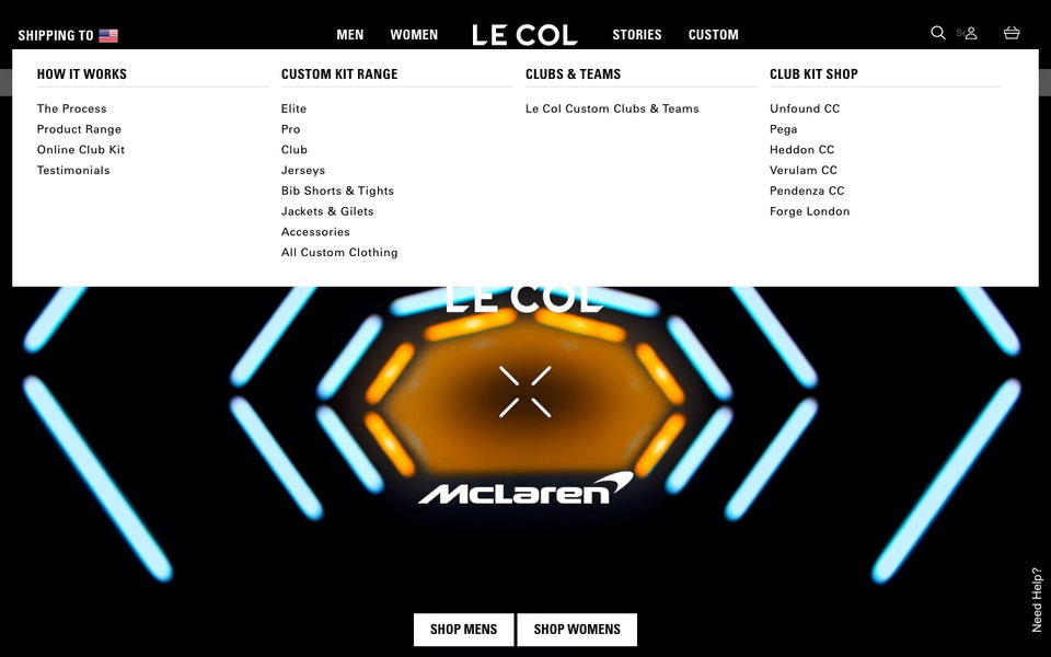 Le Col website