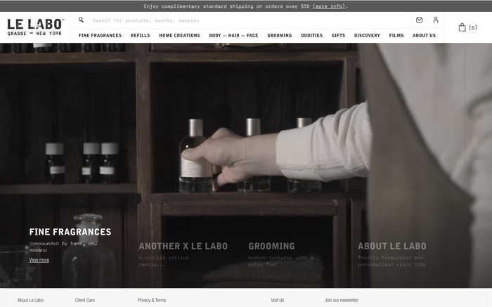 Le Labo screenshot