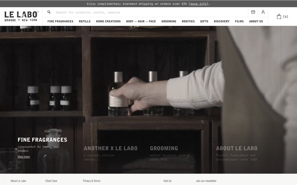 Le Labo website