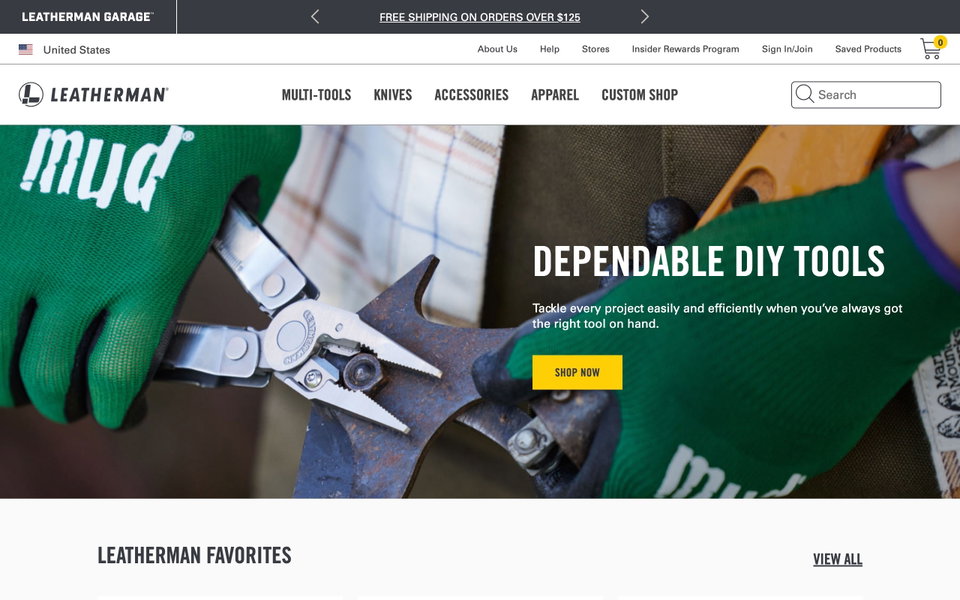 Leatherman website
