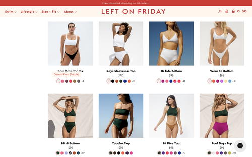 Left On Friday website screenshot