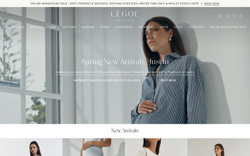 Legoe Heritage website screenshot