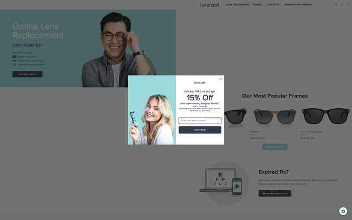 Lensabl screenshot