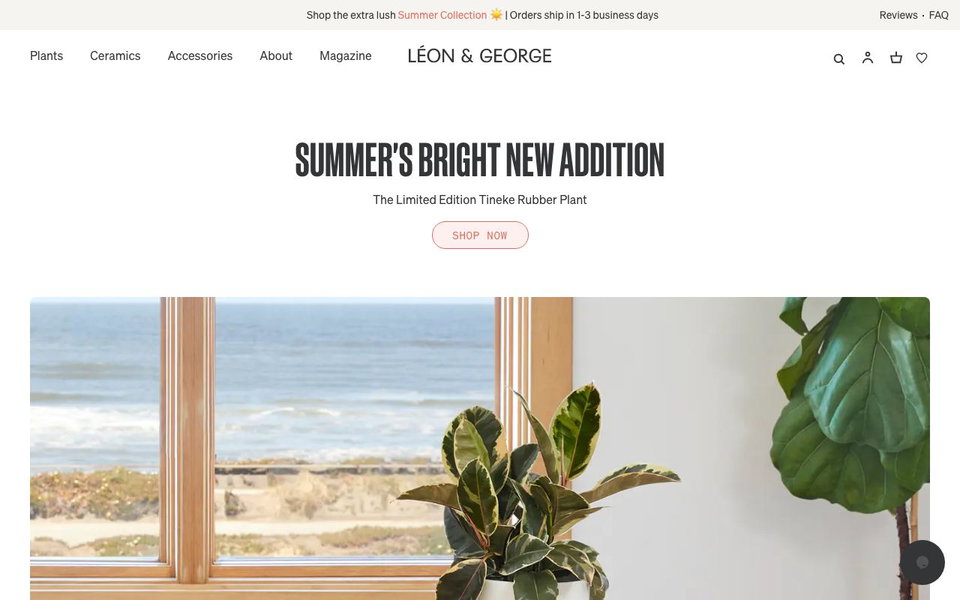 Léon & George website