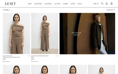 Leset website screenshot