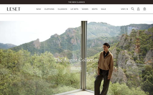 Leset website screenshot