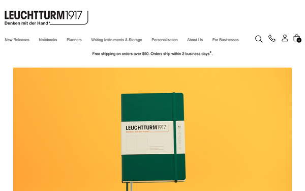 Leuchtturm1917 screenshot