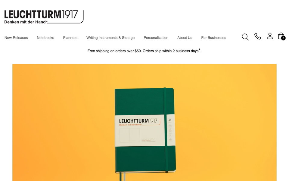 Leuchtturm1917 website