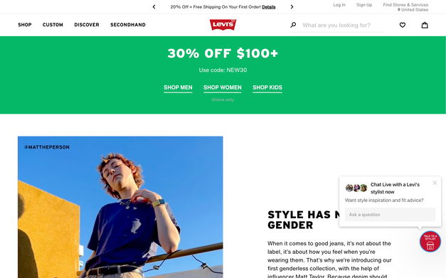 Levis on Shomp