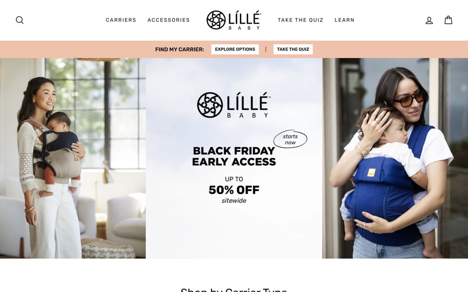 LÍLLÉbaby website