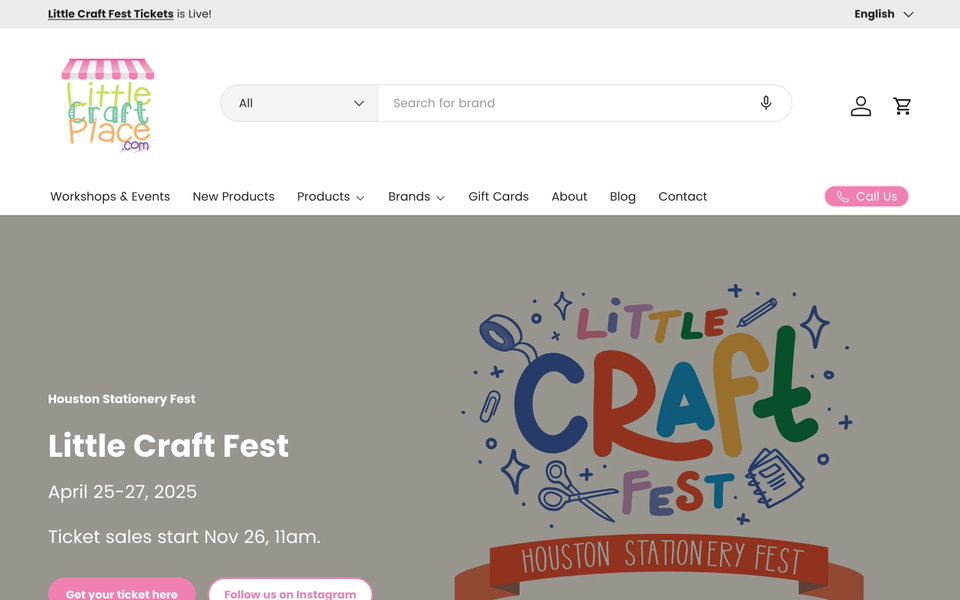 Little Craft Place website