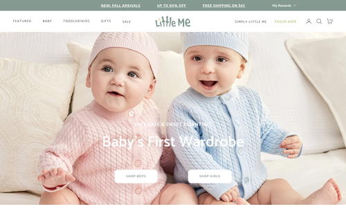 Little Me website screenshot