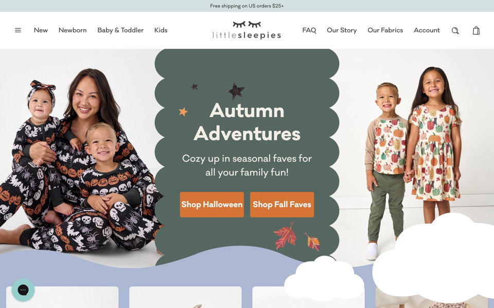 Little Sleepies website