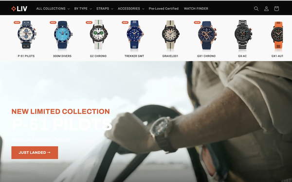 LIV Watches screenshot