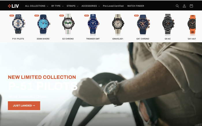 LIV Watches screenshot