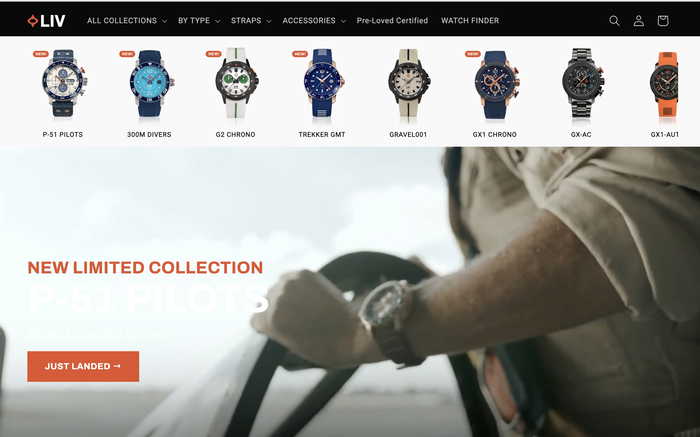 LIV Watches screenshot