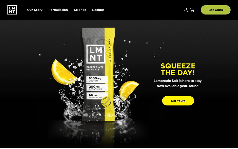 LMNT website